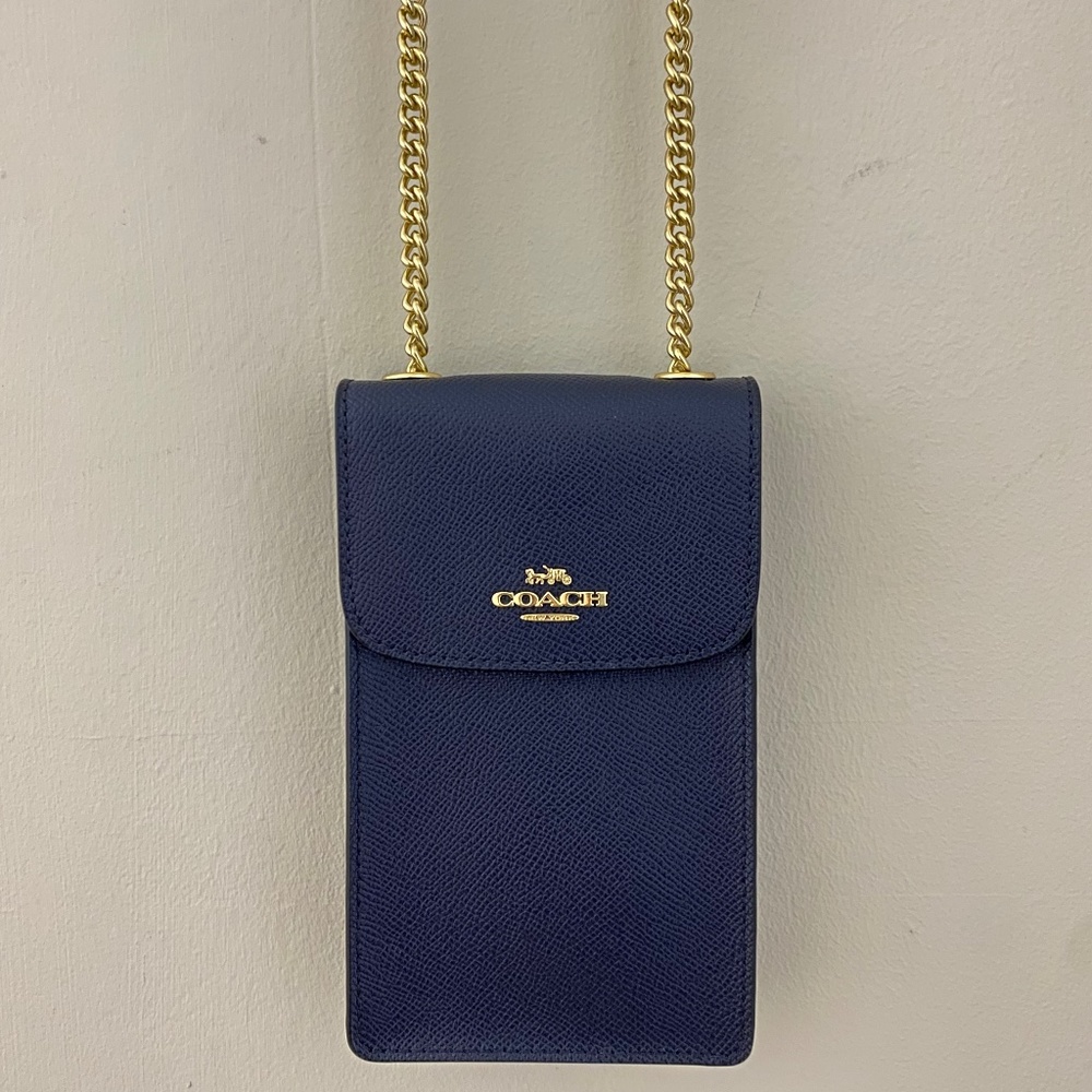 Blue Coach purse